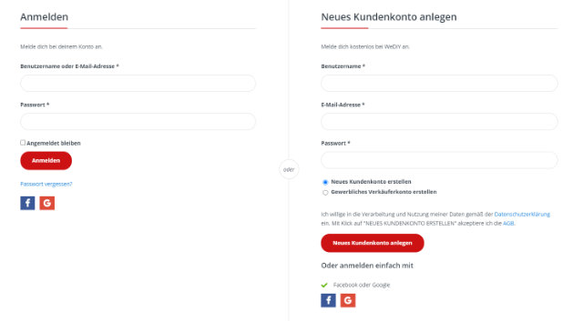 Login WeDiY