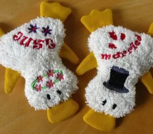Hochzeitsenten – Deko-Enten Hochzeit