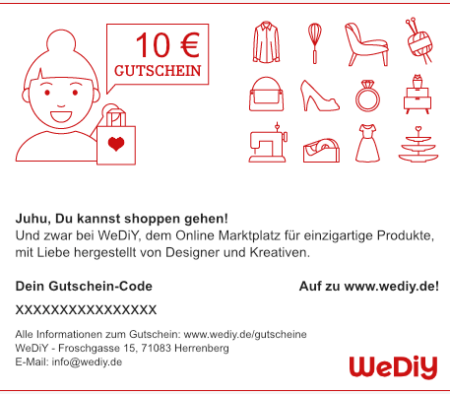 WeDiY Gutschein 10€