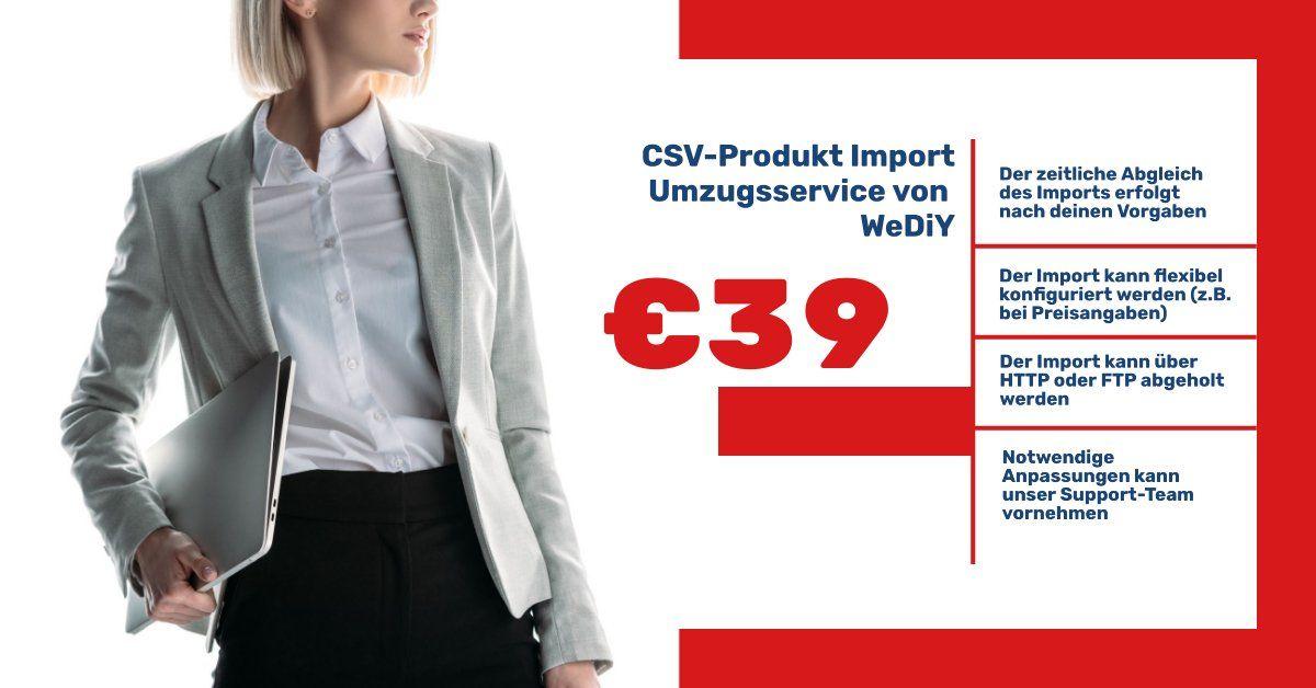 CSV-Pordukt Import