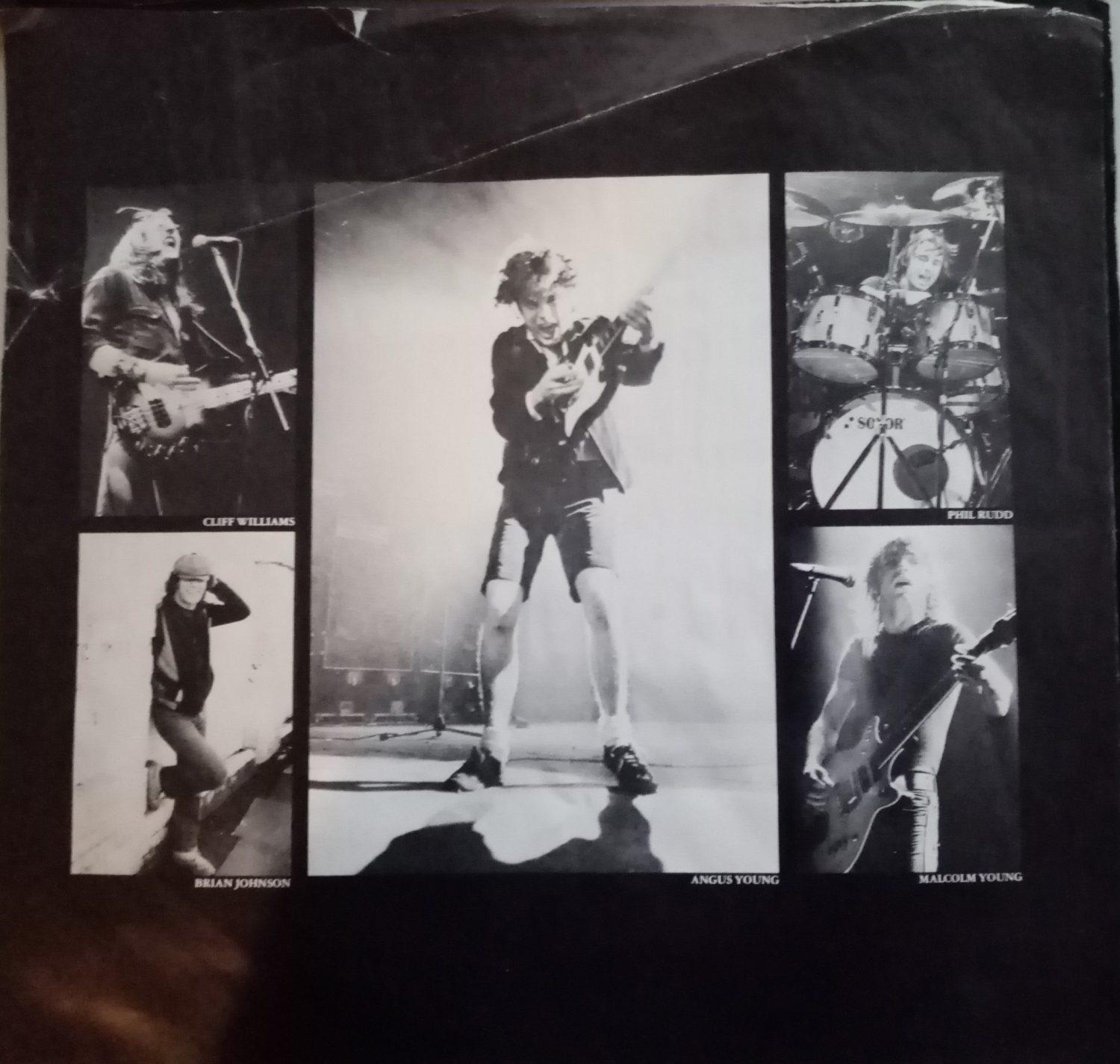 AC/DC BACK IN BLACK Vinyl / Schallplatte