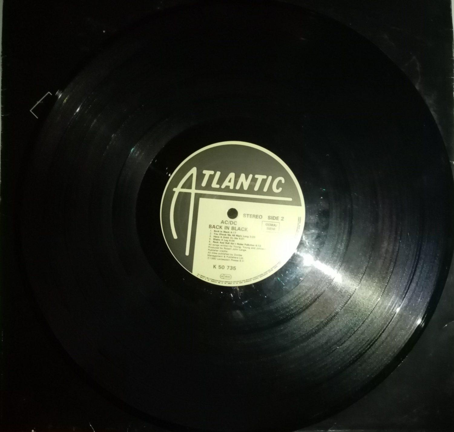 AC/DC BACK IN BLACK Vinyl / Schallplatte