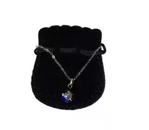 Eingeschmolzener Millefiori Glasperle mit Kette