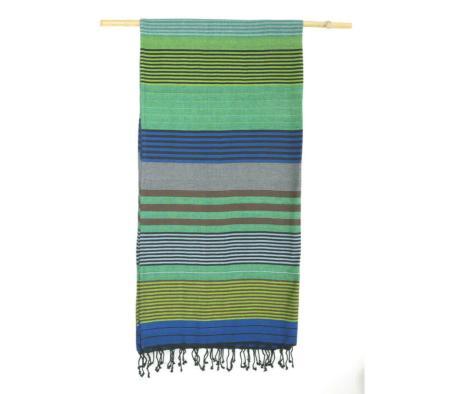 fouta hamamtuch / badetuch aus bio baumwolle forest 100 x 200 cm