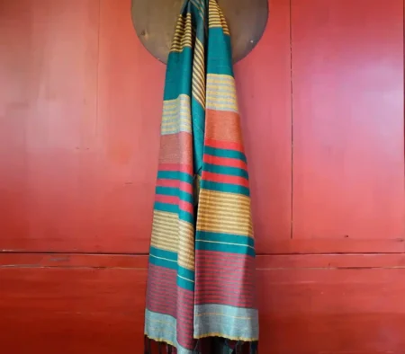 Fouta Hamamtuch / Badetuch aus Bio-Baumwolle - RedBlue EBENE Kollektion