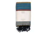 fouta hamamtuch / badetuch aus bio baumwolle redblue ebene kollektion