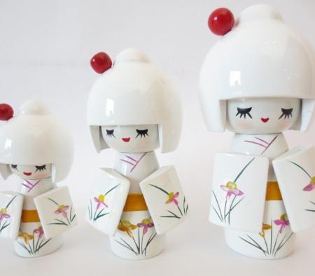 Japanische Kokeshi Holzpuppe