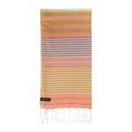 hamamtuch / saunatuch fouta aus bio baumwolle, sud collection, terra cotta 100 x 200