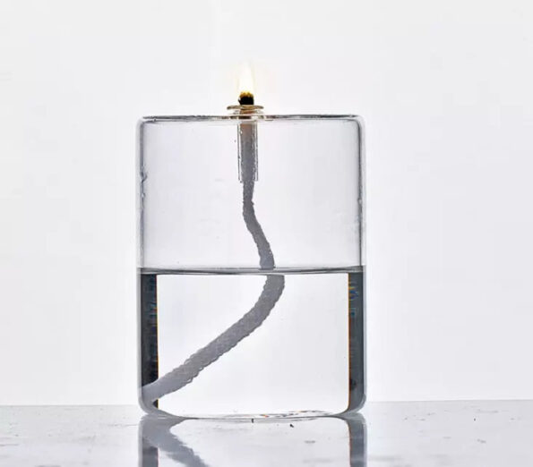 moderne Öllampe zylinder aus geblasenem glas