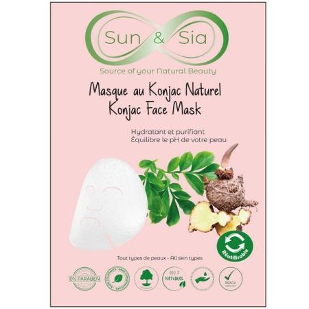 Natürliche Gesichtsmaske mit Konjac