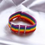 regenbogen armband glücksarmband / uhrenarmband freundschaftsarmband / pride