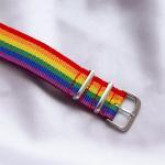 regenbogen armband glücksarmband / uhrenarmband freundschaftsarmband / pride