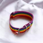 regenbogen armband glücksarmband / uhrenarmband freundschaftsarmband / pride