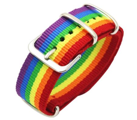 regenbogen armband glücksarmband / uhrenarmband freundschaftsarmband / pride
