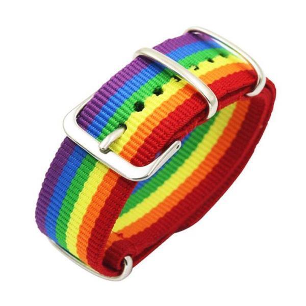 regenbogen armband glücksarmband / uhrenarmband freundschaftsarmband / pride