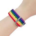 regenbogen armband glücksarmband / uhrenarmband freundschaftsarmband / pride