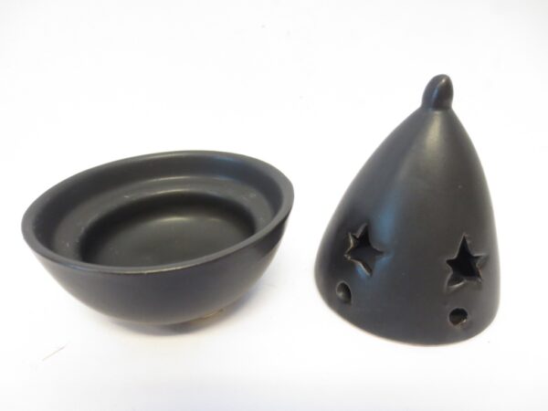 keramik weihrauchbrenner räucherkegelbrenner schwarz