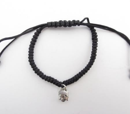 Buddha makramee armband flechtarmband