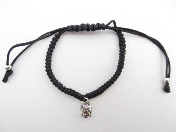 Buddha makramee armband flechtarmband